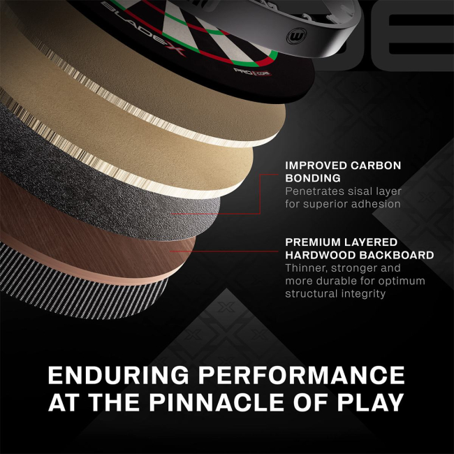 Winmau Blade X Pro Core PDC Steel-Dartboard